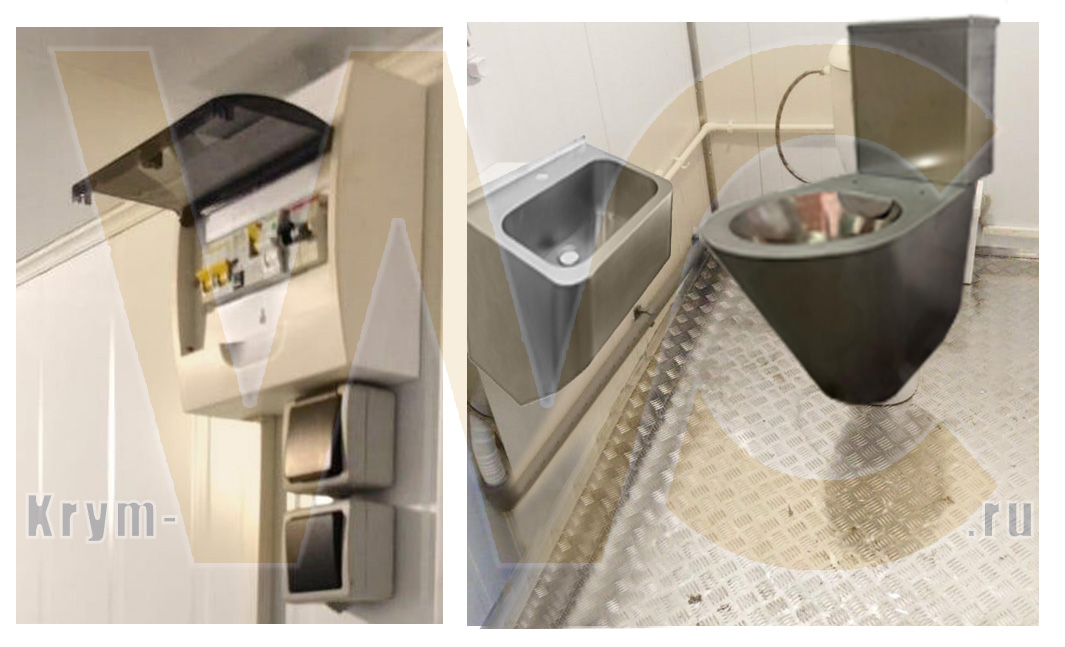 Сетевой туалетно-душевой модуль “Крым-3WC2ДУШ” комплектация VIP