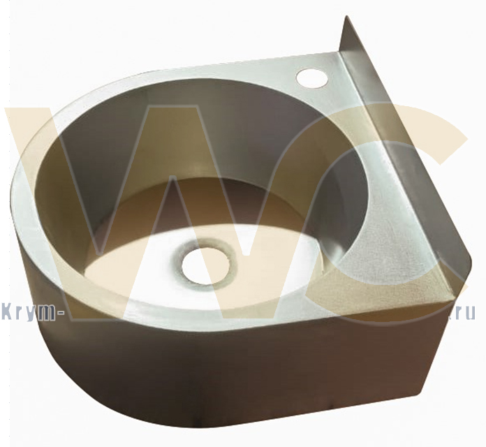 Раковина круглая из нержавеющей стали