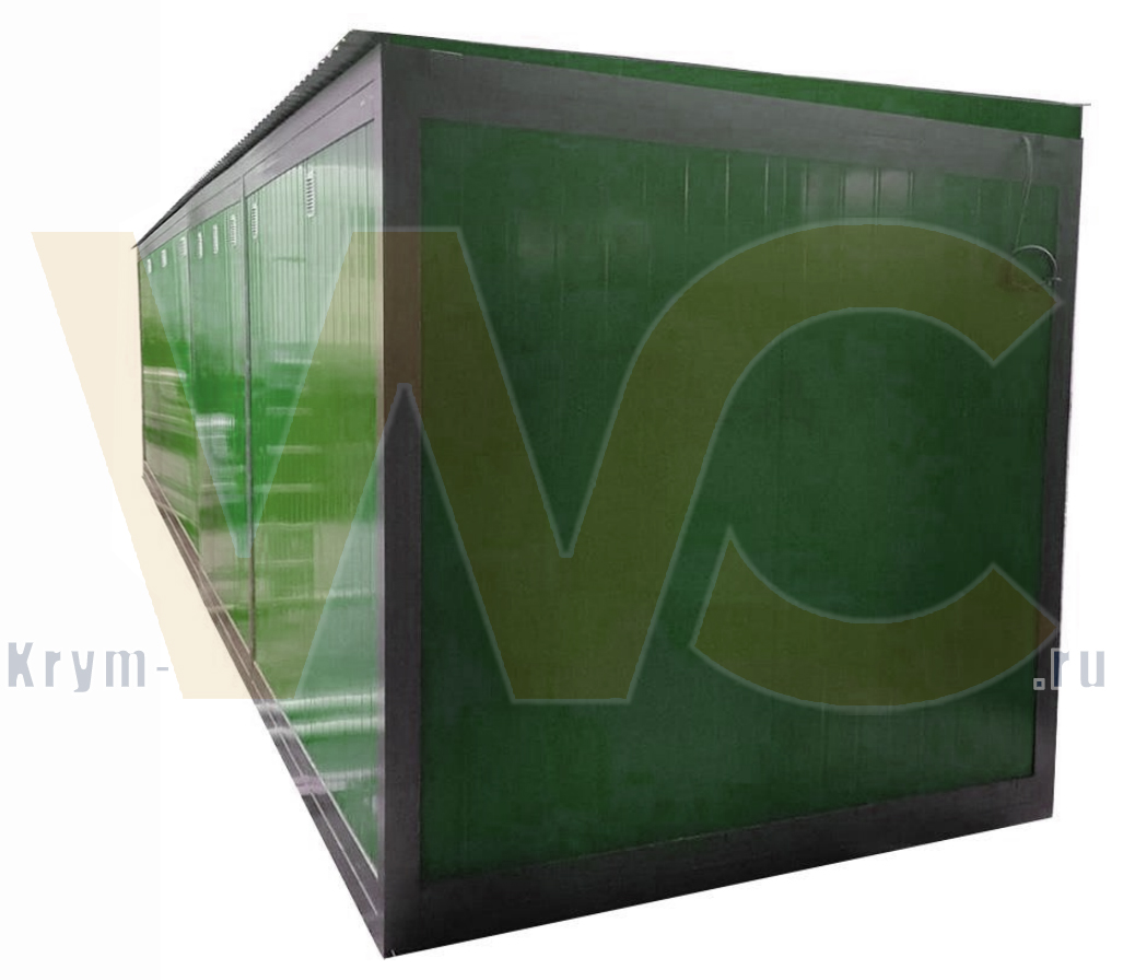 Туалетно-душевой модуль Крым-2М1П1Ж-7000х2300х2600