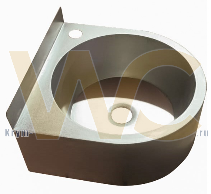 Раковина круглая из нержавеющей стали